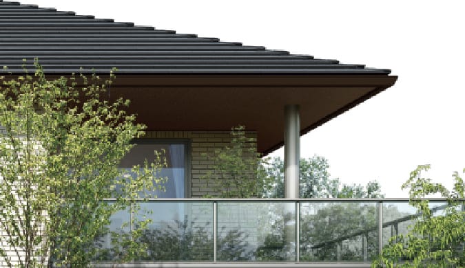 高い性能と品質の屋根